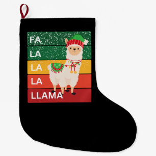 MEIA DE NATAL GRANDE FA LA LA LLAMA