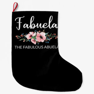 Meia De Natal Grande Fabuela Definição I - Flor de Abuela Fabulosa