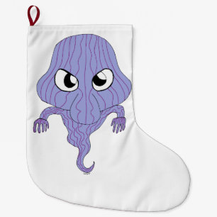 Meia De Natal Grande Fantasma do estilo Chibi