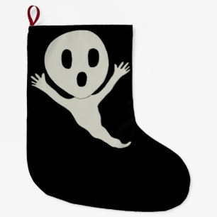 Meia De Natal Grande Fantasma do estilo Chibi