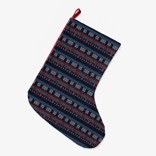 Meia De Natal Grande Feliz Natal (Frente (Pendurada))