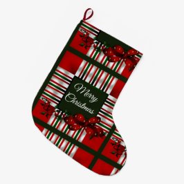 Meia De Natal Grande Feliz Natal Personalizado