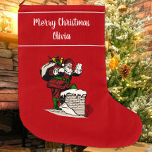 Feliz Natal Vintage Papai Noel Vermelho Personaliz