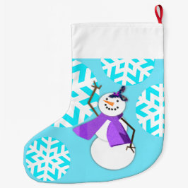 Meia De Natal Grande FÉRIAS FELIZES: Inverno Amigos 2-N-1