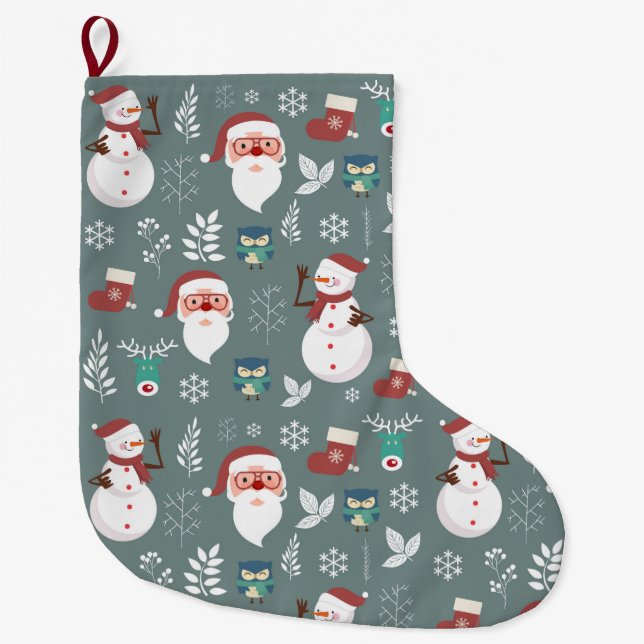 Meia De Natal Grande Festa de Natal (Frente)