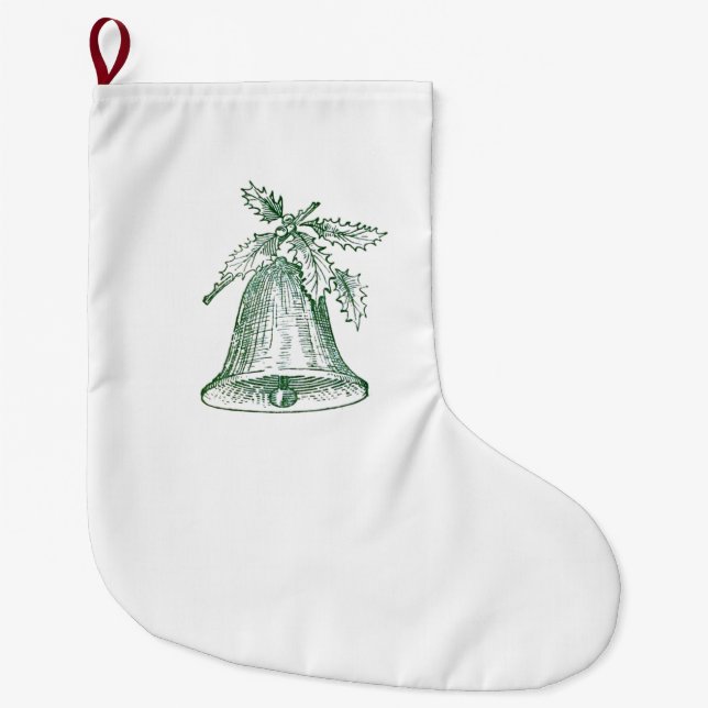 Meia De Natal Grande Festa de Natal com Holly (Frente)