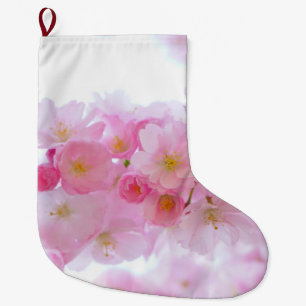 Meia De Natal Grande Flor de árvore de cereja japonesa