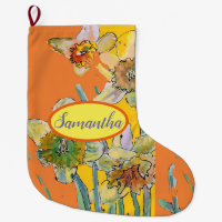 Flores Florais Amarelas Laranja Daffodil Grandes
