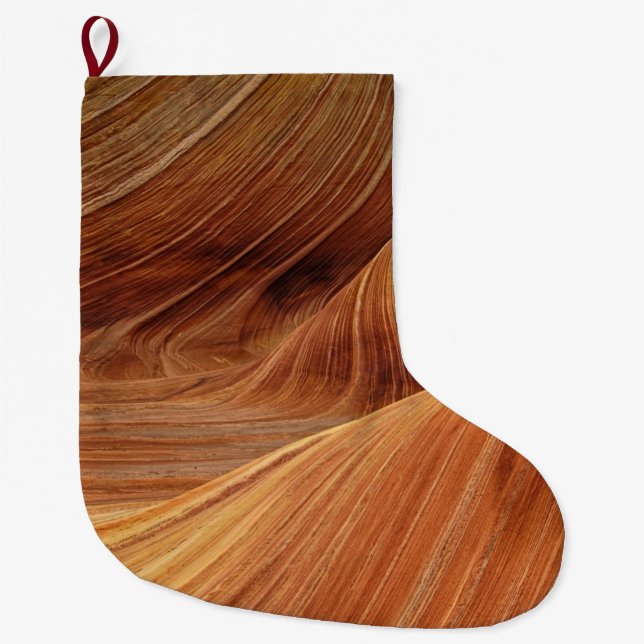 Meia De Natal Grande Formações de Sandstone Rock (Frente)