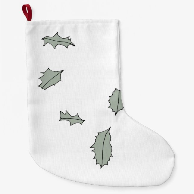 Meia De Natal Grande Furo deixa estocagem (Frente)