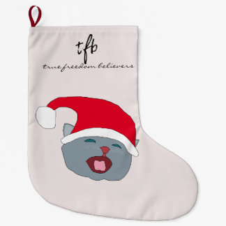 Meia De Natal Grande #GatosContraLixoDeIA III