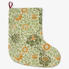 Meia De Natal Grande Grafton Pattern (por William Morris)