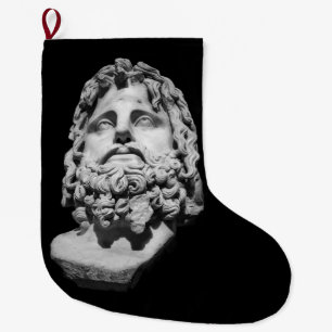 Meia De Natal Grande Greco Roman Bust
