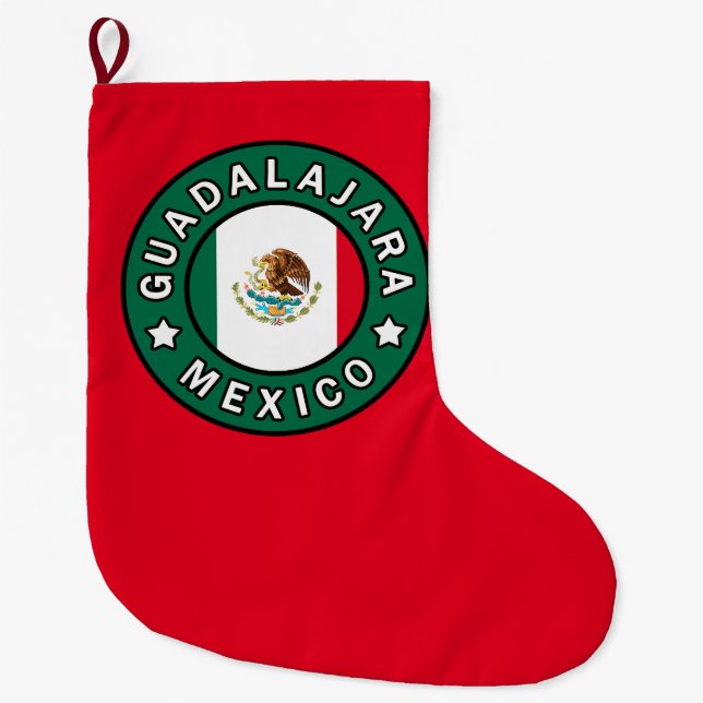 Meia De Natal Grande Guadalajara México (Frente)