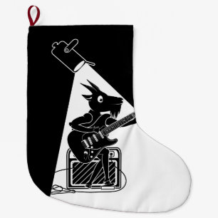 Meia De Natal Grande Guitarista de Goat
