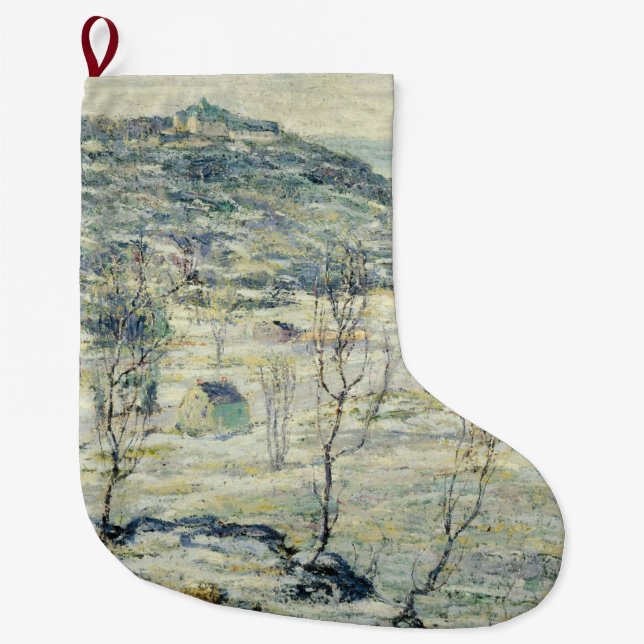 Meia De Natal Grande Harlem Valley, no inverno (cena de Nova Iorque) (Frente)