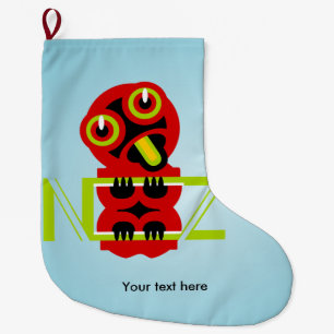 Meia De Natal Grande Hei Tiki
