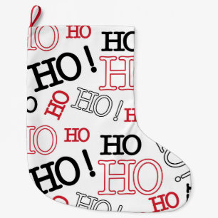 Meia De Natal Grande Ho Ho Ho