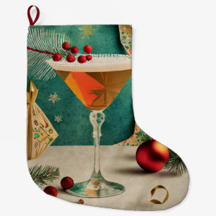 Meia De Natal Grande Hora de Felicidade do meio século do Cocktail
