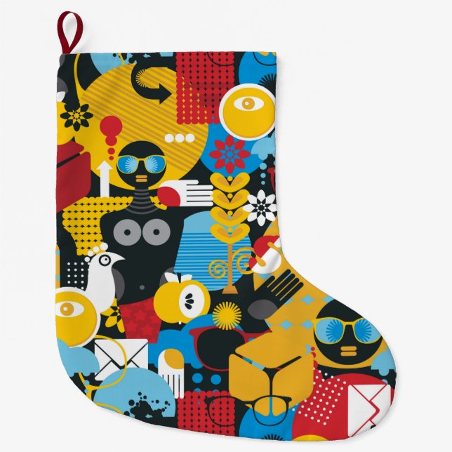 Meia De Natal Grande Hora de Verão (Frente)