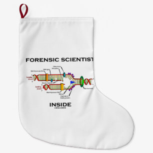 Meia De Natal Grande Humor de Replicação do DNA Dentro do Cientista For