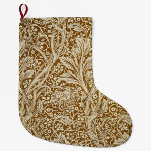 Meia De Natal Grande Impressão de Arte Floral Arcadia Vintage William M
