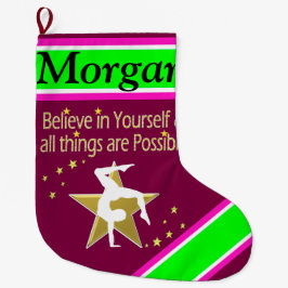 MEIA DE NATAL GRANDE INSPIRANDO NATAL PERSONALIZADO DE GINÁSTEO