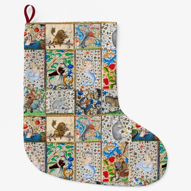 MEIA DE NATAL GRANDE INSTRUMENTOS MUSICAIS MÉDIOS DE JOGO BESTIÁRIO (Frente)