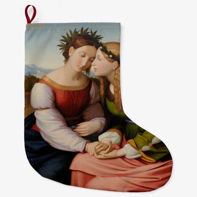 Meia De Natal Grande Itália e Alemanha (Itália e Alemanha como Irmãs) (Frente)