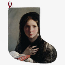 Jovem Mulher Perdida nos Sonhos (Lendo um Livro)