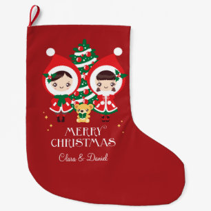 Meia De Natal Grande Kawaii Clara - Natal