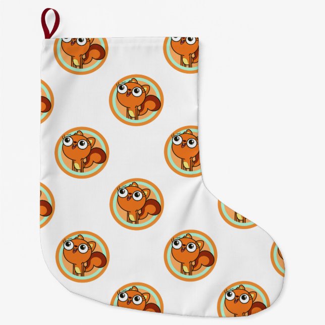 Meia De Natal Grande Kiff Chatterly (Frente)