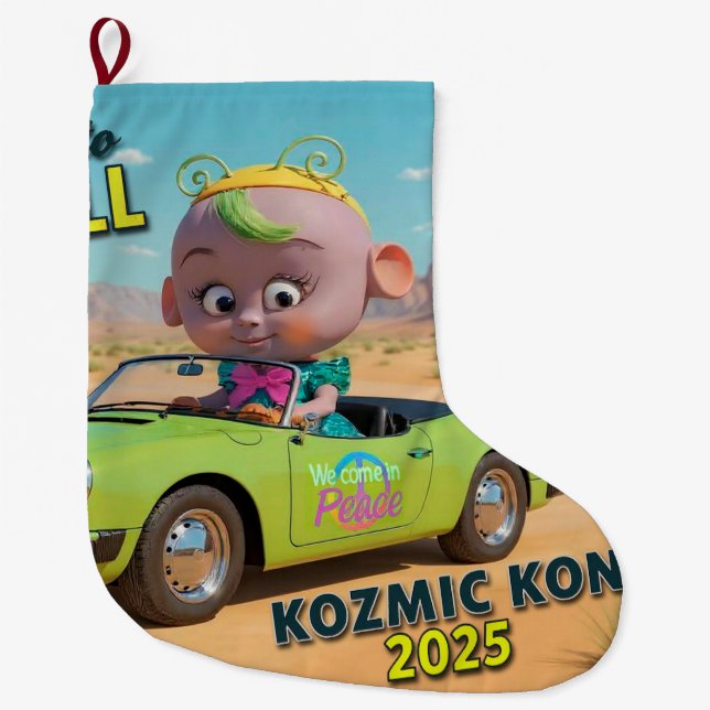 Meia De Natal Grande Konvention Stocking  (Frente)