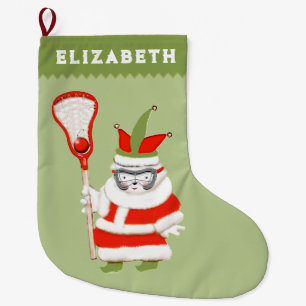 Meia De Natal Grande Lacrosse Feminino
