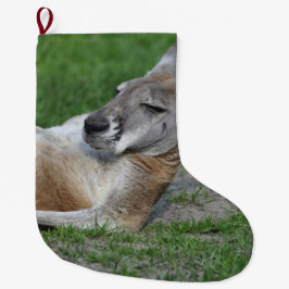 Meia De Natal Grande Laid-back Kangaroo