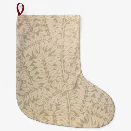 Meia De Natal Grande Leaf e Branch Pattern (por William Morris)