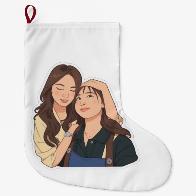 Meia De Natal Grande LinDy (GL pair) (Frente)