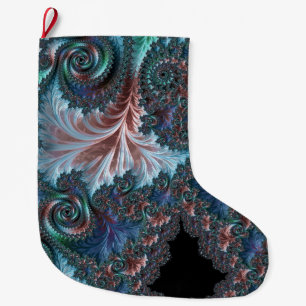 Meia De Natal Grande Mandelbrot Fractal
