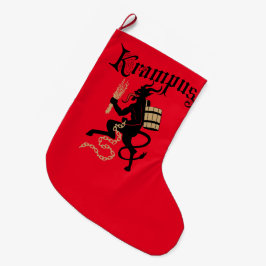 Meia De Natal Grande Meia do Natal de Krampus
