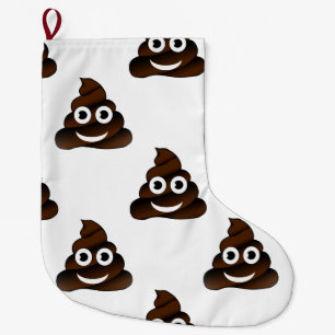 Meia De Natal Grande meia engraçada do Natal do xmas do emoji do