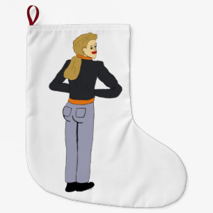 Meia De Natal Grande menina