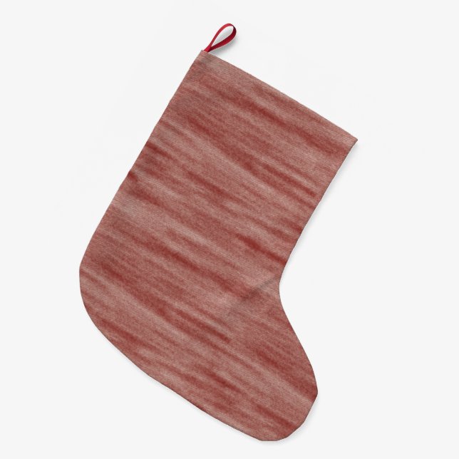 Meia De Natal Grande Natal de Frutas Vermelhas (Frente (Pendurada))