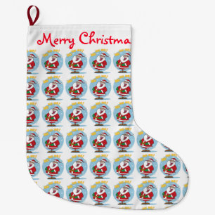 Meia De Natal Grande Natal - Parada/Papais noeis Ho Ho Feliz Natal