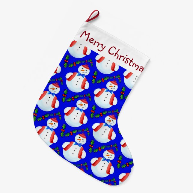 Meia De Natal Grande Neves (Frente (Pendurada))