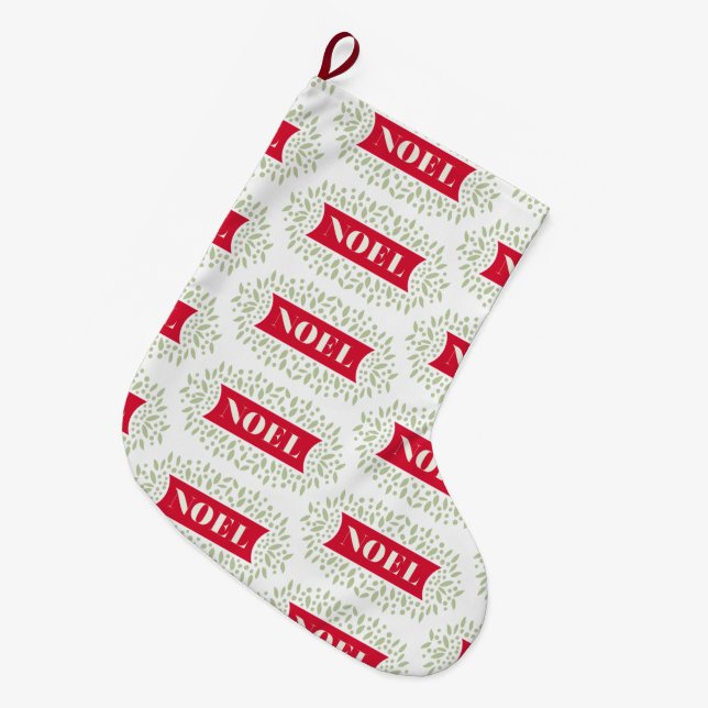 Meia De Natal Grande noel (Frente (Pendurada))