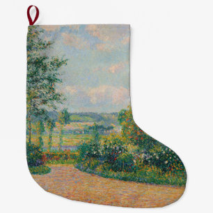 Meia De Natal Grande O Jardim de Octave Mirbeau (por Camille Pissarro)