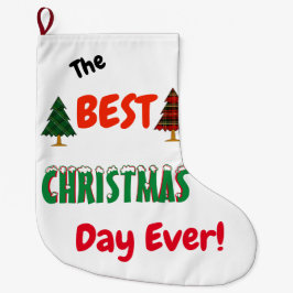 Meia De Natal Grande O Melhor NATAL de todos!