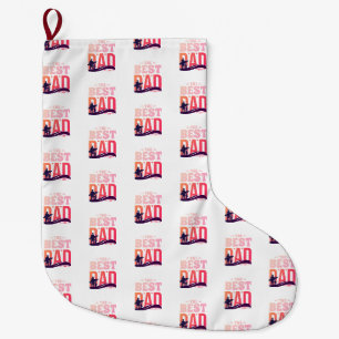 Meia De Natal Grande O Melhor Pai do Mundo