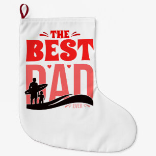 Meia De Natal Grande O Melhor Pai do Mundo