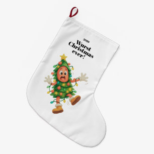 Meia De Natal Grande O Natal mais Wurst de todos! Salame engraçado